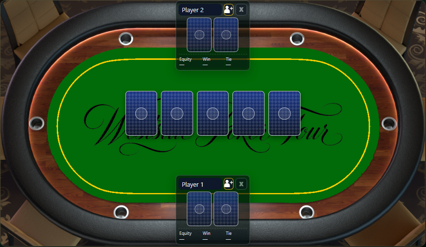 Vista de mesa de escritorio con Jugador 1 y Jugador 2